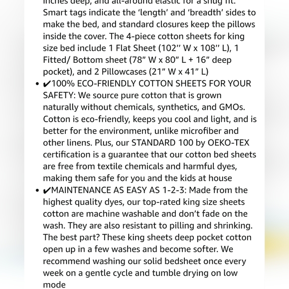 Mayfair Linen 800 Thread Count 100% cotton  sateen weave King sheet set-sky blue - Picture 11 of 13